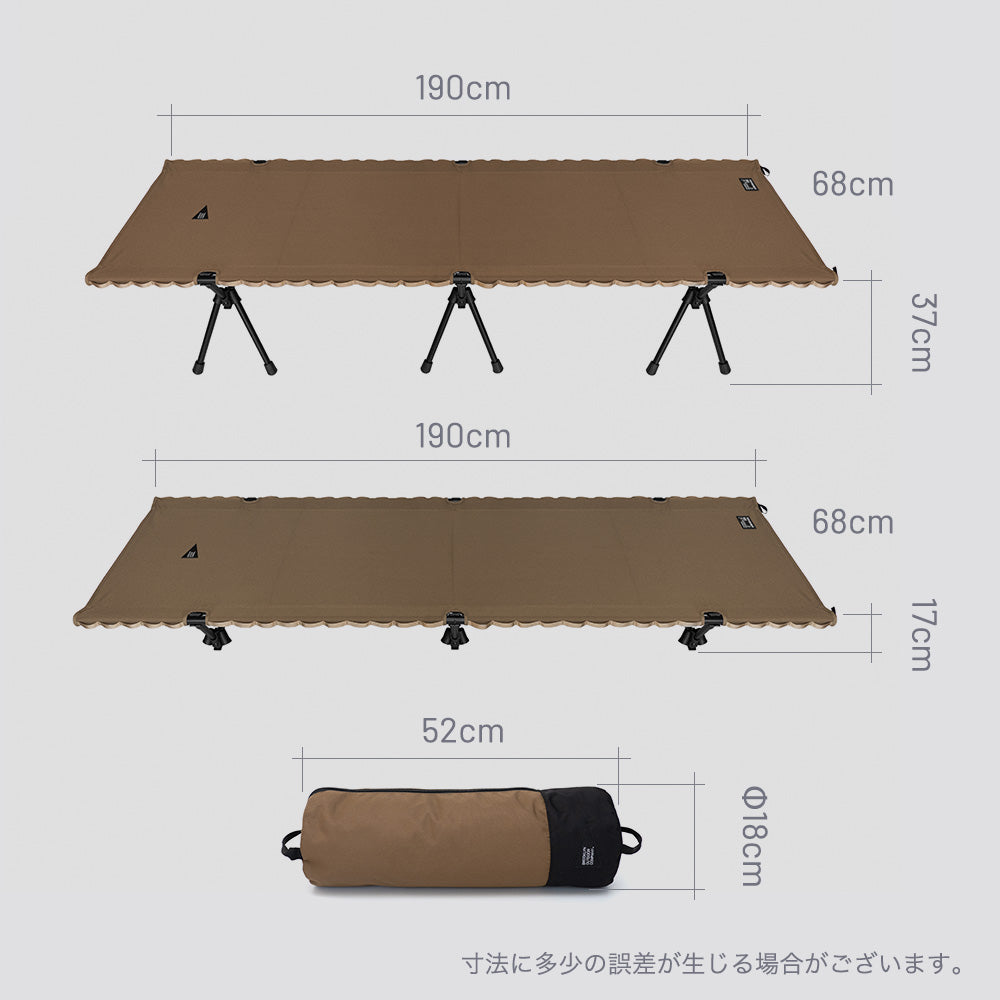 The RePET 600D Tactical Folding Cot – BROOKLYN OUTDOOR COMPANY 日本公式サイト