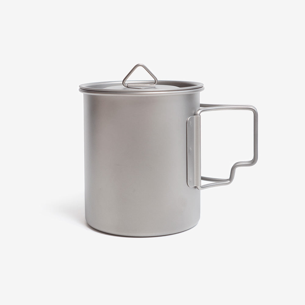 TITANIUM MUG w/lid 450ml