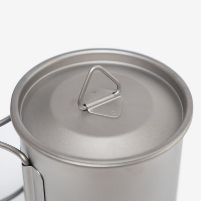 TITANIUM MUG w/lid 450ml