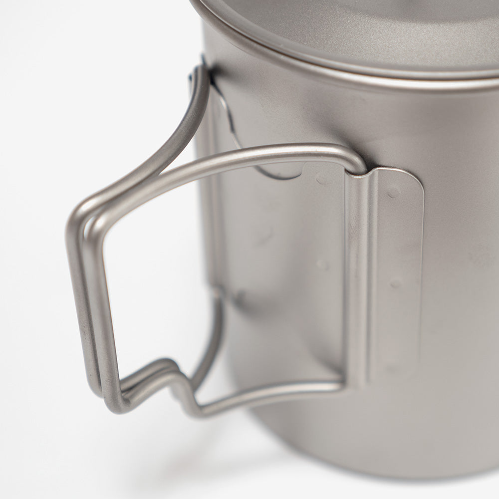 TITANIUM MUG w/lid 450ml