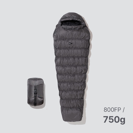 BROOKLYN OUTDOOR COMPANY ダークグレー寝袋　800FP boc_slp800p750_kago02_94e54506