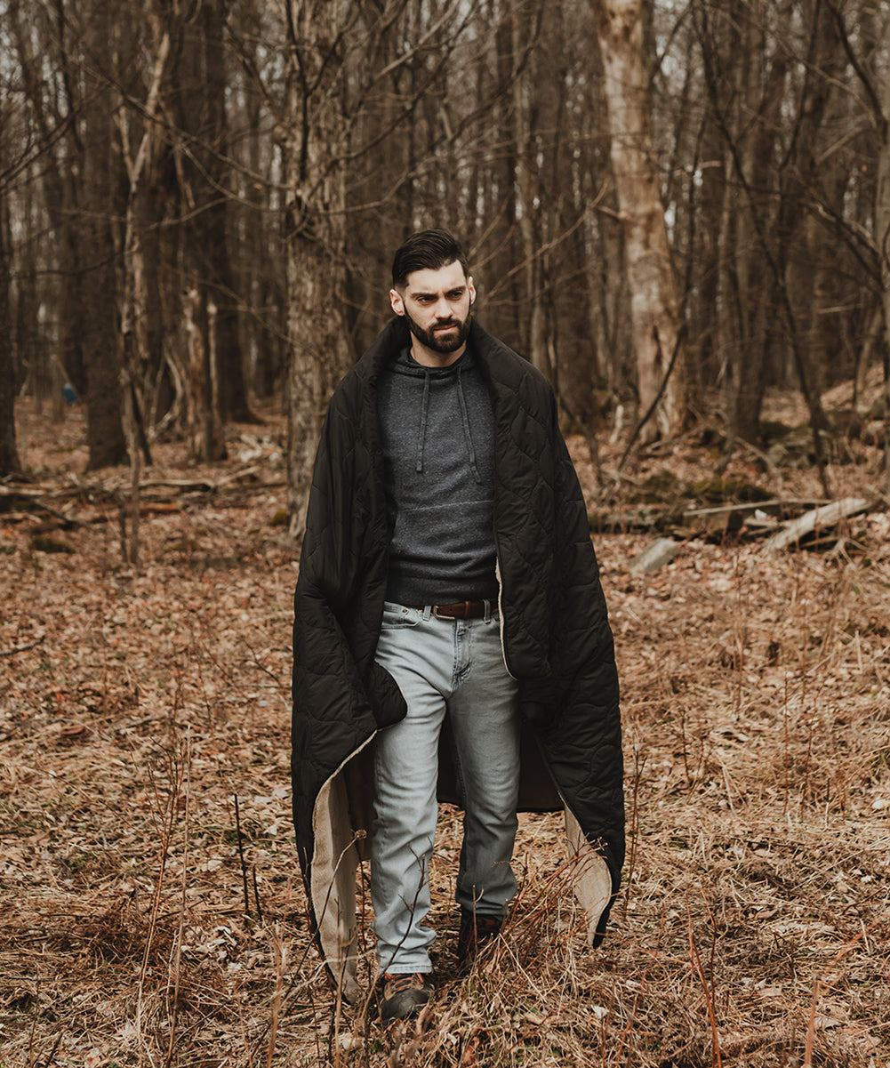 The Eco Down Thermal Fleece Blanket Zip-Up – BROOKLYN OUTDOOR