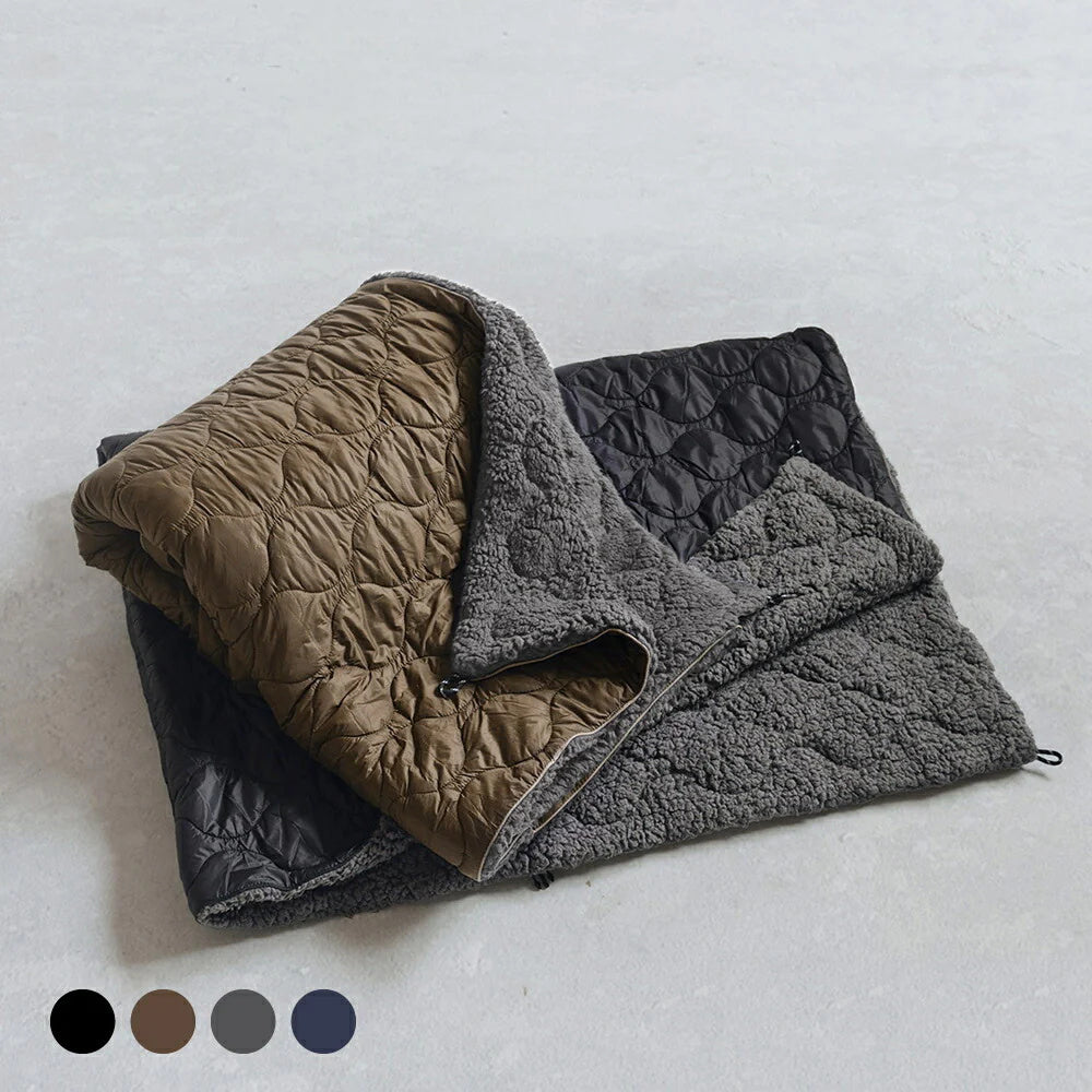 The Eco Down Sherpa Fleece Blanket