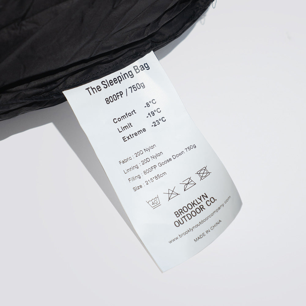 【5/7〜新価格￥28,980⇒￥39,980】The Catskills Sleeping Bag 800FP / 750g